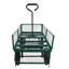 (Chariot de chariot à roues solide vert)-123865954