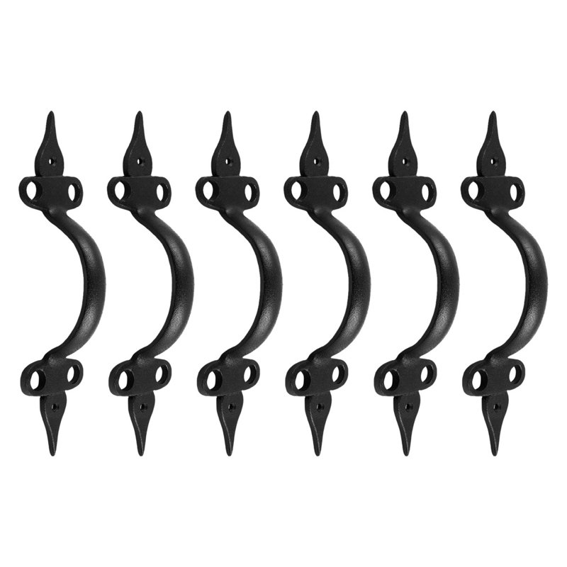 Door Spear Wrought Iron Pull Plate
