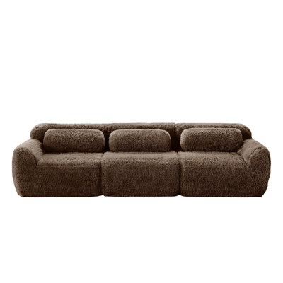 Modern Modular Velvet Sectional Sofa