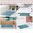 Schoenberger Floral Design Cotton Bath Rug-1416212940-1416224726