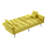 Kweon 74.41'' Wide Velvet Tufted Loveseat Sofa Bed With Metal Legs,Sleeper Sofa Couch-67860911