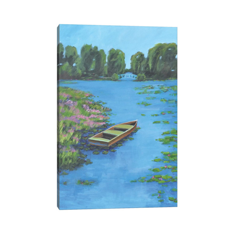 Boat Pond by Allayn Stevens - Wrapped Canvas Gallery-Wrapped Canvas Giclée, 20.32 cm H x 30.48 cm W