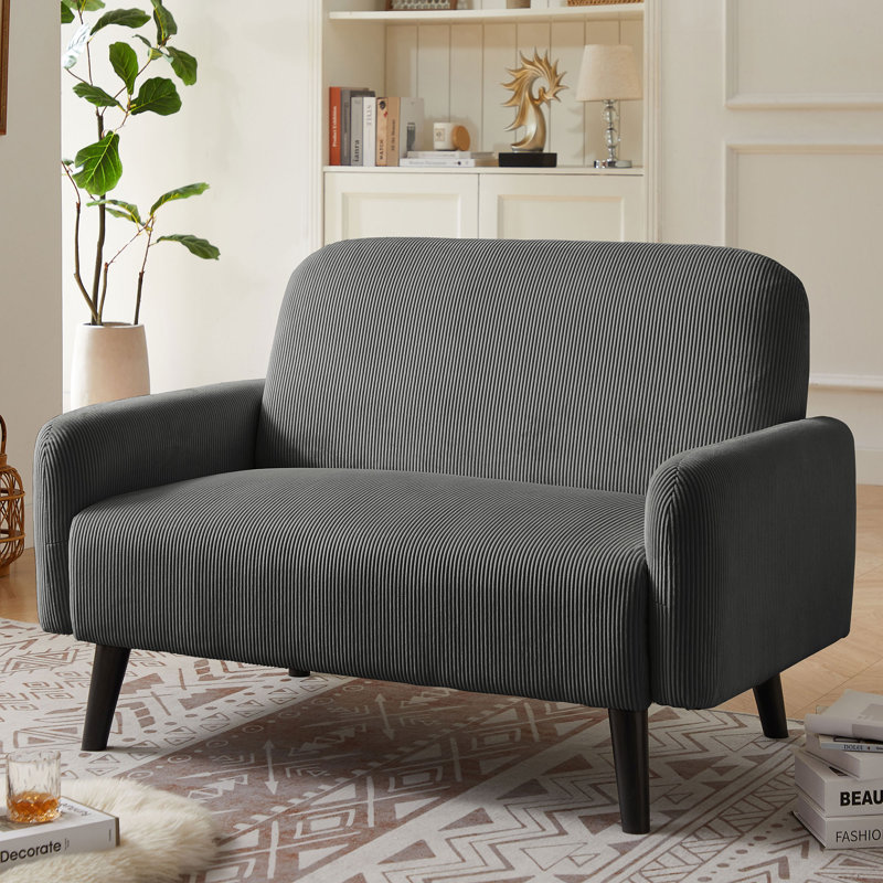 Loveseat For Small Space, Dark Gray