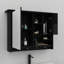 Armoire à miroir murale de 36 pouces, unité de rangement de salle de bain avec tablettes réglables, armoire à pharmacie élégante pour la salle de bain-512986431