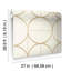 Geometric Metallic Wallpaper Roll-1394275402