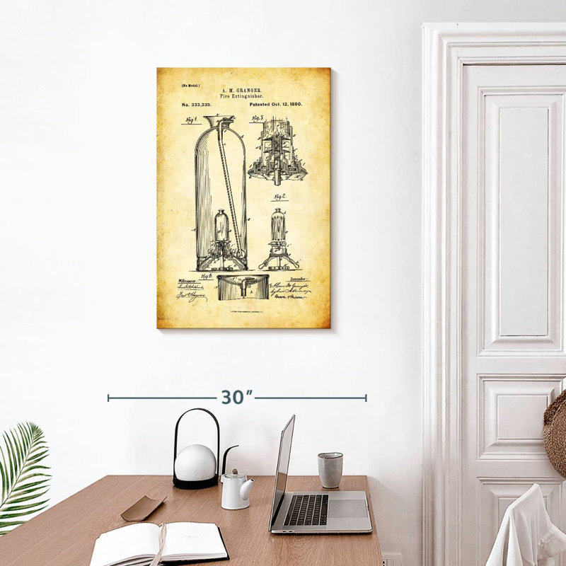Fire Extinguisher 1880 Kynaat, 30" H x 20" W
