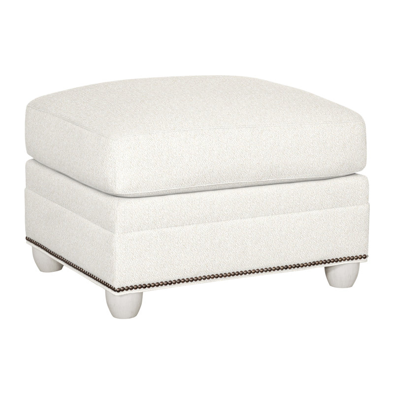 Fairgrove Upholstered Ottoman, Casa Blanca, Kennelly Snow, Yes