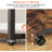 13'' H x 16.5'' W Under Desk Mobile Printer Stand