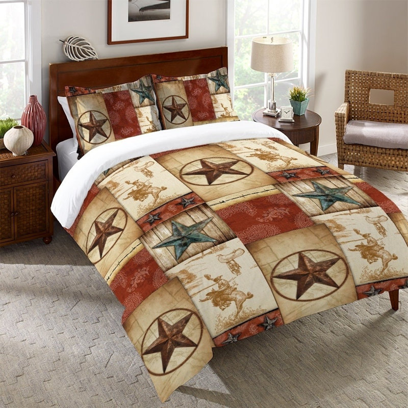 Rodeo Rustic Patchwork Comforter, King Duvet Cover