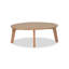 Table basse d'extérieur en bois massif Dacey