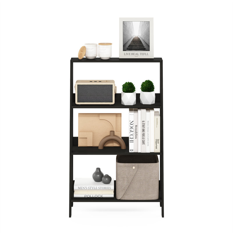 Nevzat 59.99cm W Manufactured Wood Shelving Unit, Black