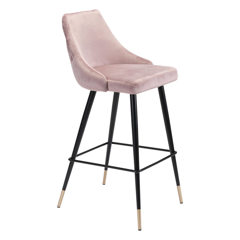 Tabouret de bar et de comptoir Piccolo, Tabouret de bar (siège d'une hauteur de 29,5 po), Rose