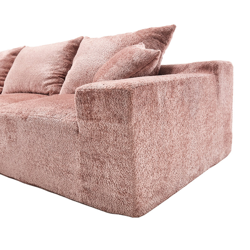 Chenille avec un tissu délicat et lisse pour un toucher confortable Excellente élasticité Stabilité à long terme, Rose