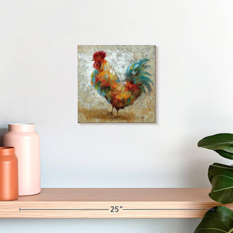Crowle Fancy Rooster II, H 10 po x l 10 po