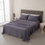 Ensemble de draps en flanelle de coton mélangé Raye-741446352-741446359