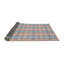 Rose géométrique/Tapis décoratif bleu-1069810960
