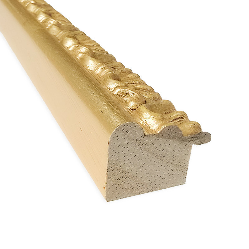 Miroir de plancher pleine longueur Bethany, Gold