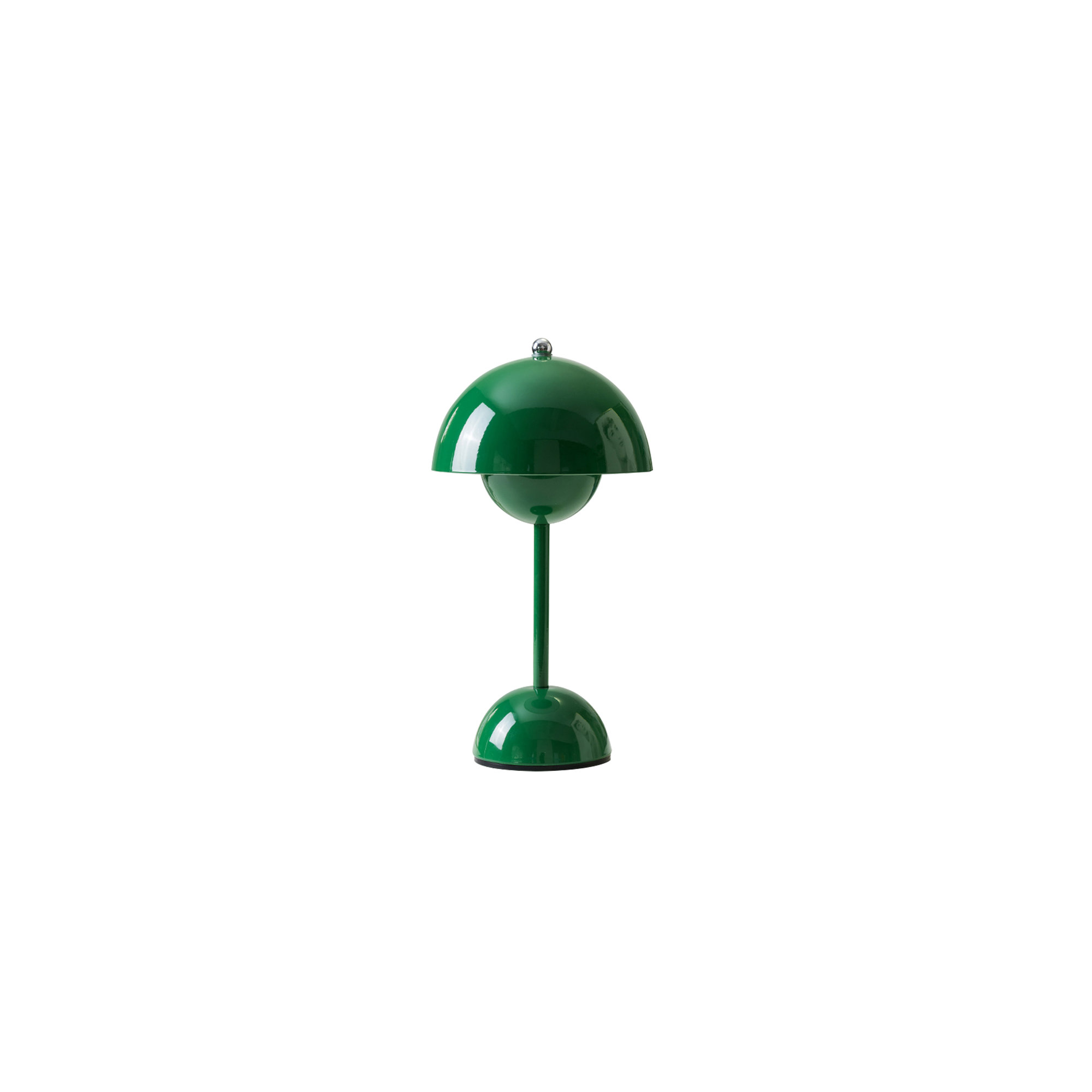 Brunilde Adjustable Metal Table Lamp, Green, Green