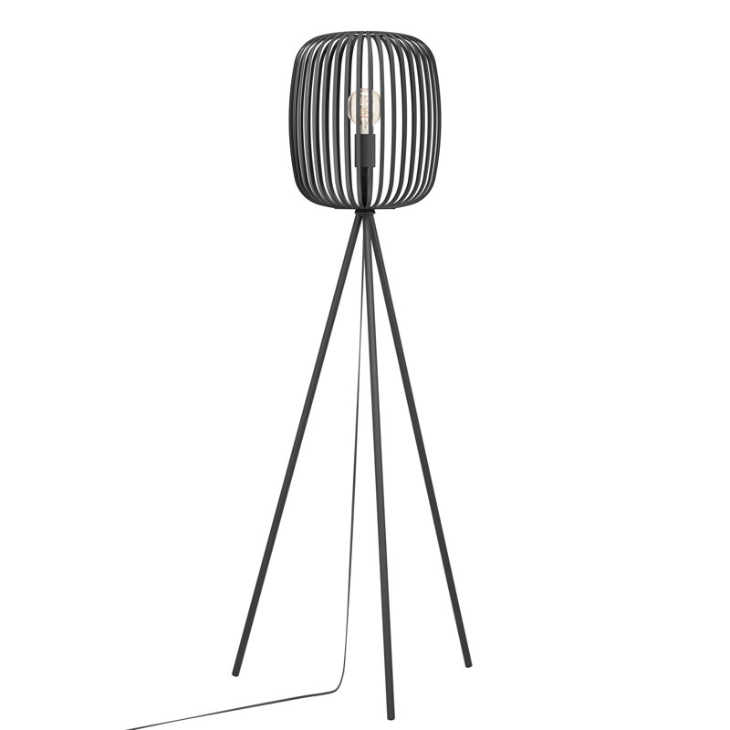 Hersche 141cm Tripod Floor Lamp, Black