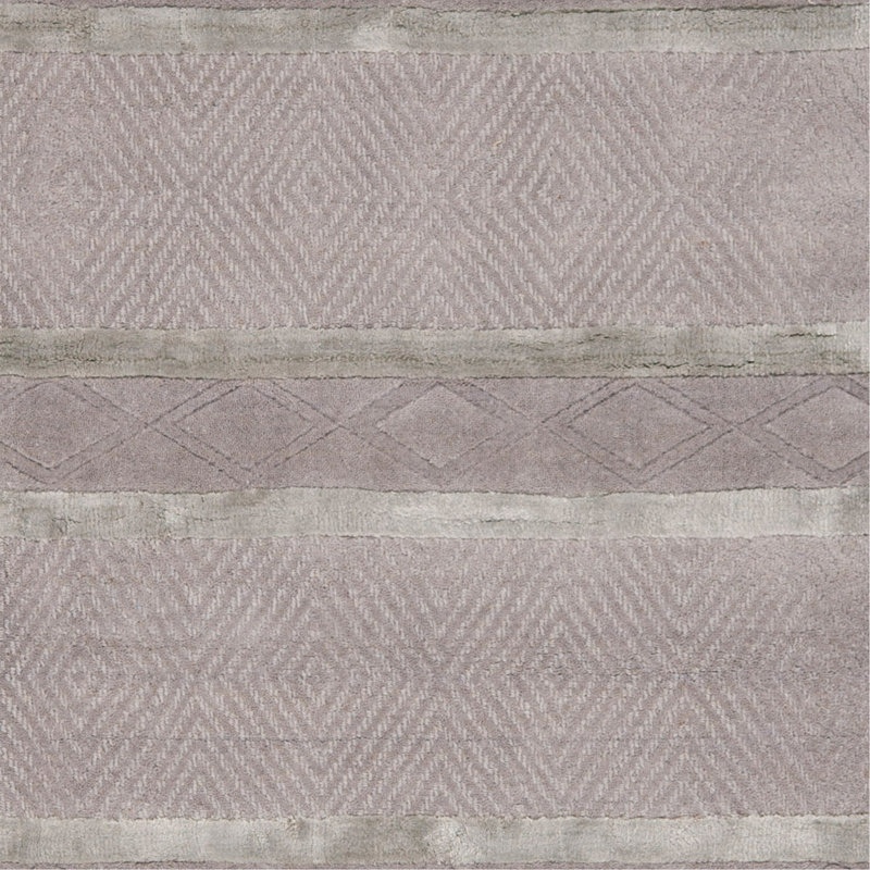 Bayswater Hand Tufted Wool Pile Geometric Rug, Round 6'