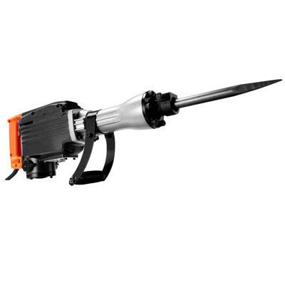 Demolition Jack Hammer, 2200W Jack Hammer Concrete Breaker, 1350 BPM Heavy Duty Electric Jack Hammer, 4pcs Chisels Bit with Case, Black
