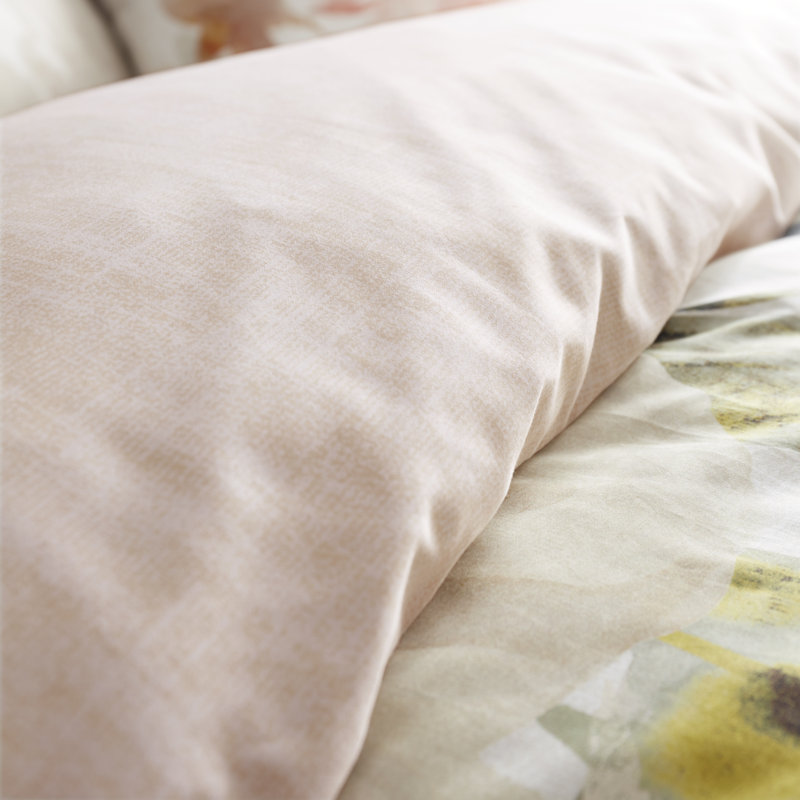 Bianca Oriana Floral 400 Thread Count Cotton Duvet Cover Set, King Duvet Cover + 2 Standard Pillowcases
