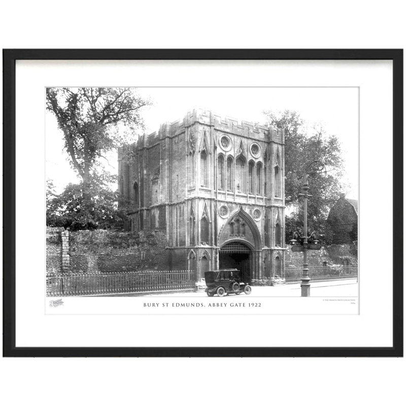Bury St Edmunds, Abbey Gate 1922 - Single Picture Frame Print, 40cm H x 50cm W x 2.3cm D