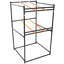 Présentoir de tondeuse à gazon et support de rangement Tondeuse à gazon 3 pièces Capacité de charge de 330 lb de couleur noire et orange