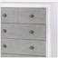 Commode Katia gris rustique et blanc vieilli