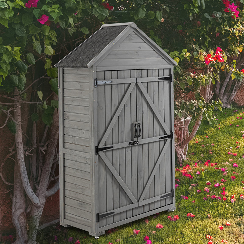 Armoire de rangement extérieure, Gris