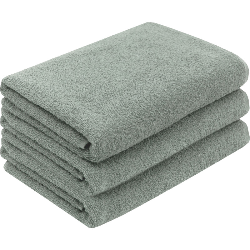 Midweight Bath Towel, Platinum Grey