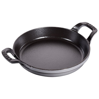 Staub Cast Iron 6-inch Round Gratin Frying Pan