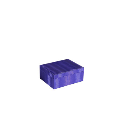 9.8" Long Jewelry Case, Azure Blue