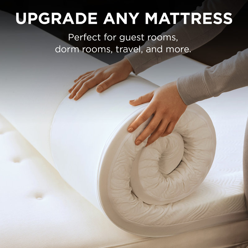 TEMPUR-Cloud 2" Memory Foam Mattress Topper, King