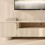 Meuble télé simple en bois massif de style crème-106445926