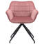 Chaise avec accoudoirs en velours Solace-1674817131