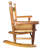 S Rocking Chair In Oak - Hardwood Suitable For Indoors & Outdoors Back Rest 110 Lbs Capacity 13.82 In. Depth 'S Solid Wood Material Indoor And Outdoor Ready Comfortable Seat 22.19 Height 4.22 Lb-1409424885