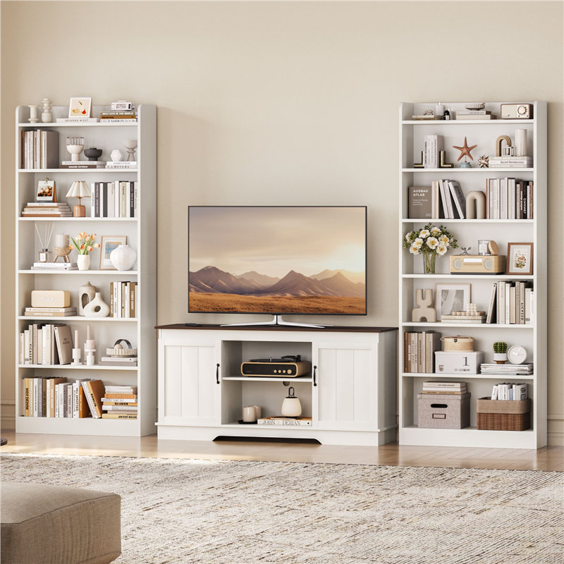 180cm H x 60cm W Standard Bookcase, White
