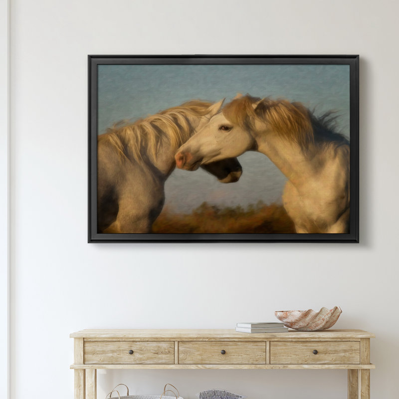 «French Affair», impression sur toile encadrée, H 26,5 po x l 36,5 po x P 1,5 po, Noir