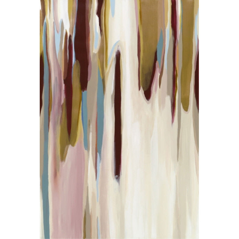 Dancing In Intensity Print by Beverly Fuller, Hand Embellishment, 54" H x 36" W x 1.5" D