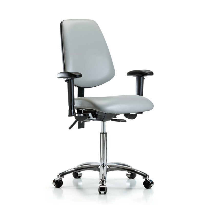 Chaise de travail Belle, Roulettes, Inclus, Taupe