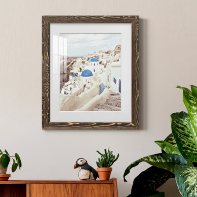 Santorini - Photographie avec cadre photo