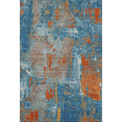 Premium Machine Washable Natoma AMF989 Abstract Rug