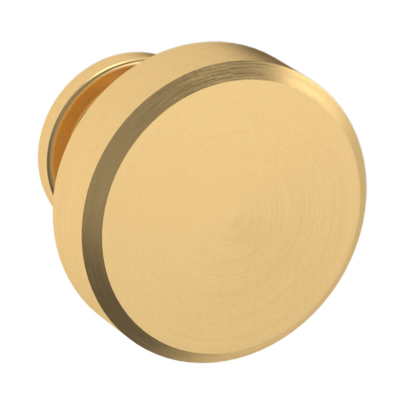 4410 Bevel Knob, 1.25", Satin Brass
