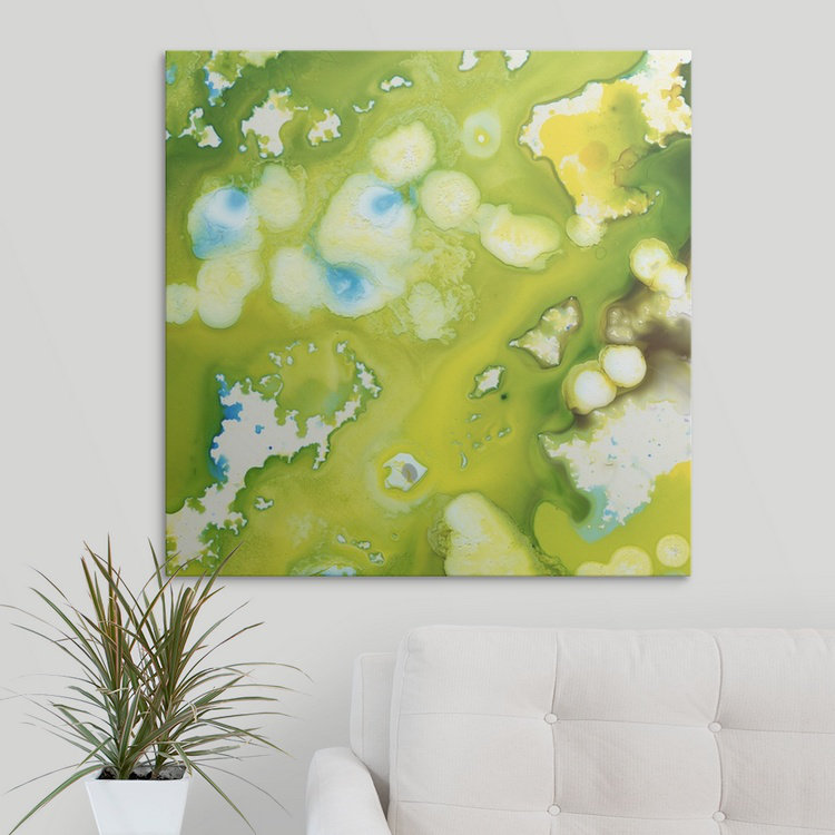« i », reproduction d’impression jennifer Satellite, H 35 po x l 35 po x P 1,5 po, Toile
