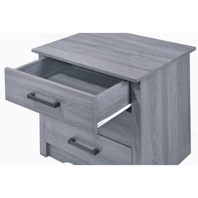 Table de chevet Glory Furniture, gris