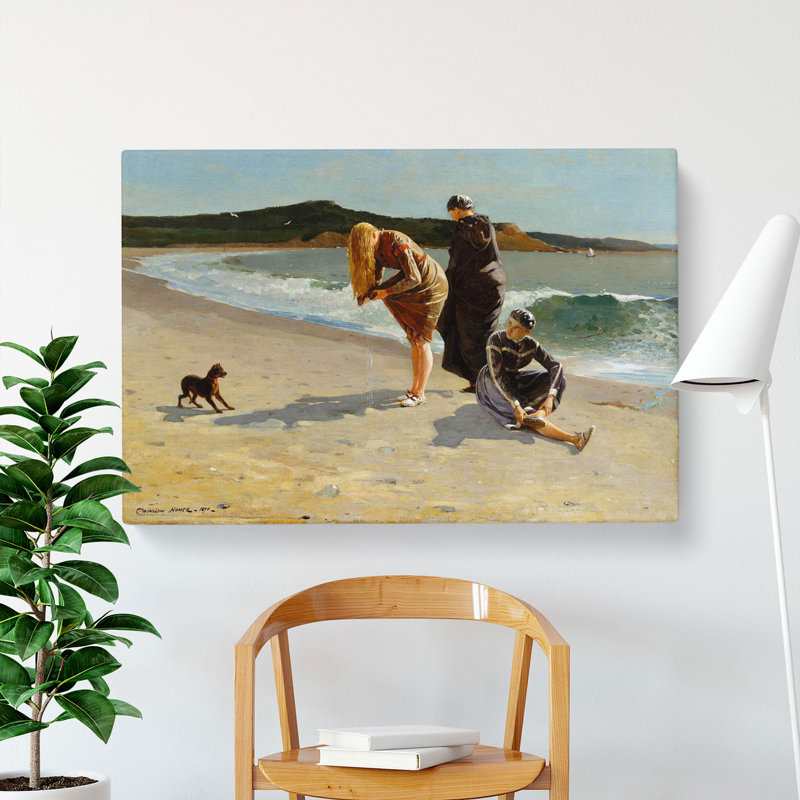 Eagle Head Beach by Winslow Homer - Wrapped Canvas, 40cm H x 60cm W x 3cm D