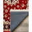 Albasa Collection Digital Print Cotton-Polyester Red Beige Brown Moroccan Rug-1057834235