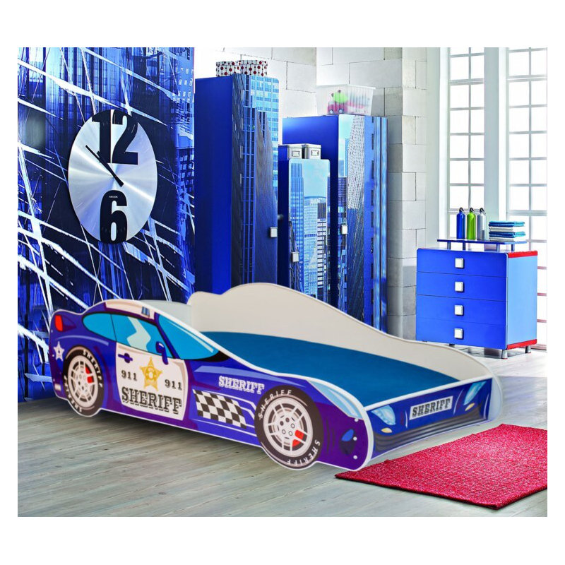 Children's bed auto - Tipper truck, Cot Bed / Toddler (70 x 140cm)
