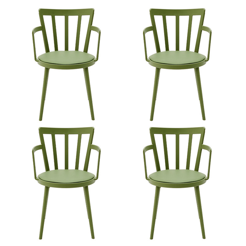78cm H Upholstered Wing Back Armchair in Green